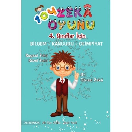 Altın Nokta 4. Sınıf 104 Zeka Oyunu Bilsem - Kanguru - Olimpiyat Kitabı