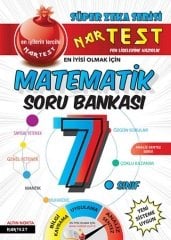 Nartest Yayınları 7.Sınıf Matematik  Soru Bankası Fen Liselerine Hazırlık Süper Zeka Serisi