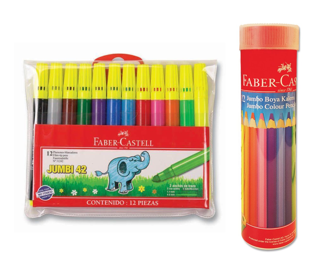 Faber Castell  Jumbo Set 2'li