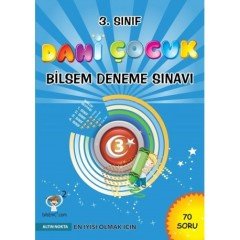 Altın Nokta  3. Sınıf Dahi Çocuk Bilsem Deneme Sınavı