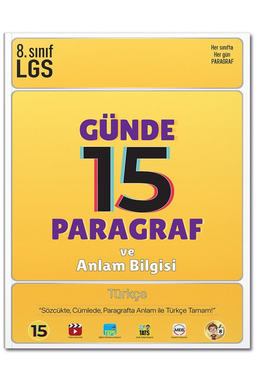 Lgs Günde 15 Paragraf Ve Anlam Bilgisi