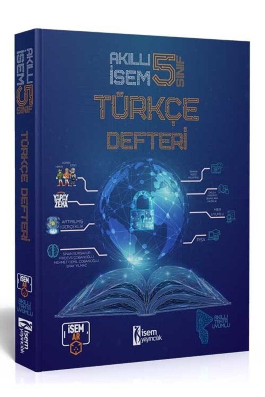 Isem 5. Sınıf Türkçe Akıllı Isem Defteri