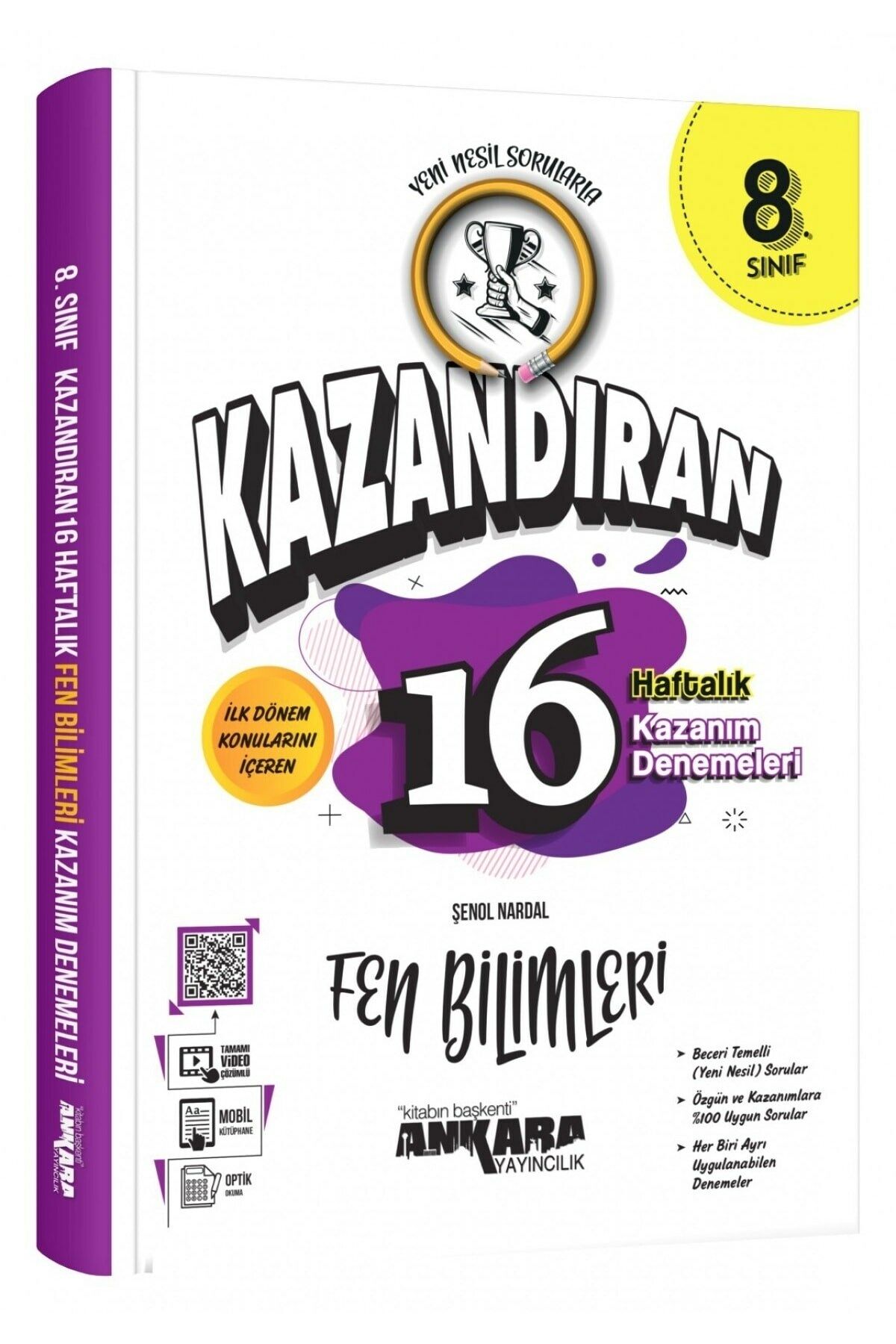 Ankara Yayıncılık Lgs Kazandıran 16 Haftalık Fen Bilimleri Kazanım Denemeleri