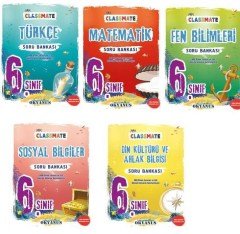 Okyanus Yayınları 6.Sınıf 5'li Classmate Soru Bankası Seti T-M-F-S-D