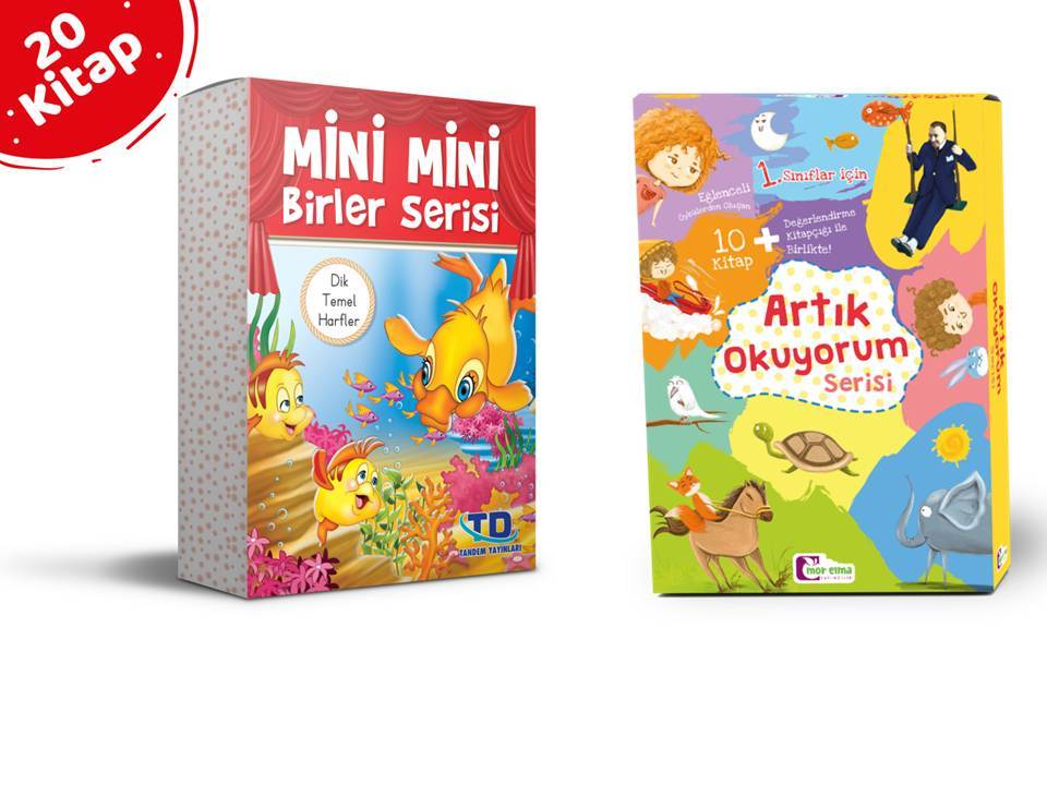 Mini Mini 1'ler ve Mor Elma  Artık Okuyorum Seti 1. Sınıflar İçin