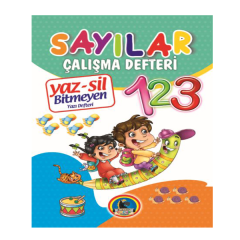 Yaz-Sil Sayılar Çalışma Defteri