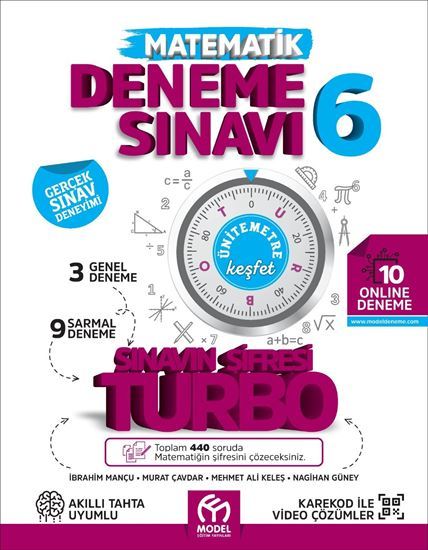 Model Yayınları 6.sınıf Matematik Turbo Deneme