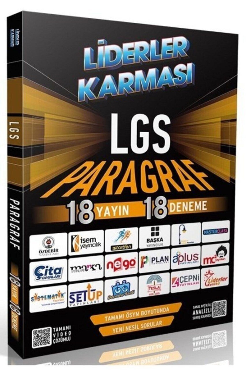 Liderler Karması 8. Sınıf Lgs Paragraf 18 Yayın 18 Deneme Video Çözümlü