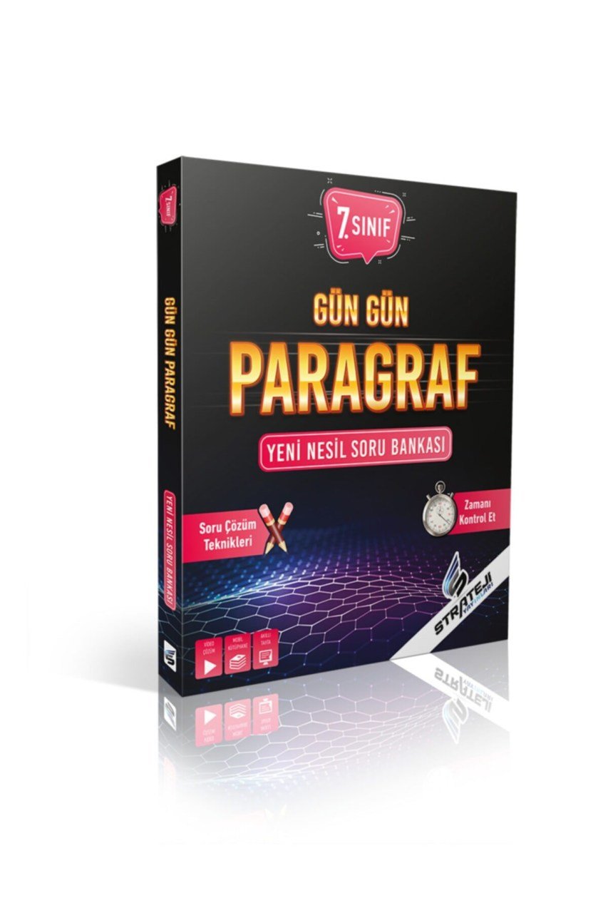 Strateji 7. Sınıf Gün Gün Paragraf Soru Bankası