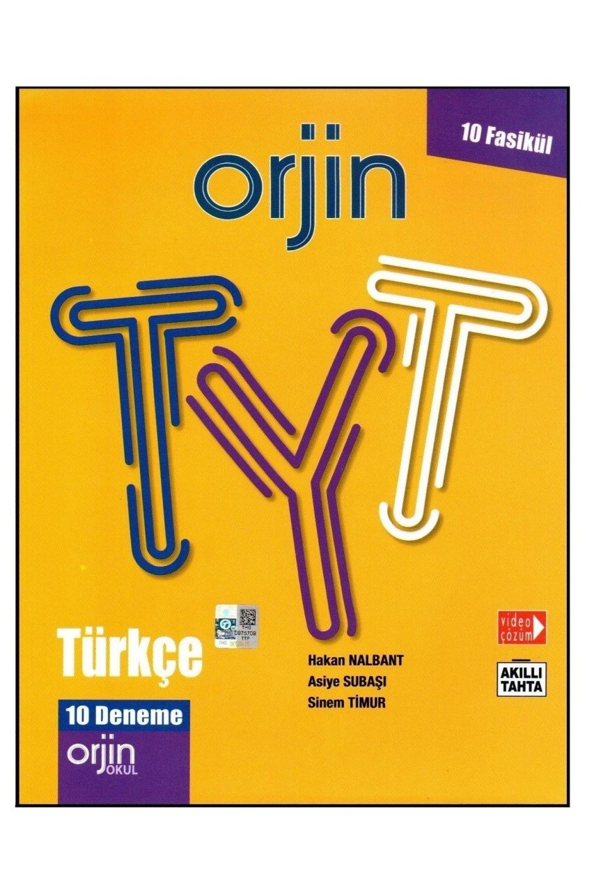 Orjin Tyt Türkçe Denemeleri 10 Deneme