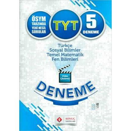 Sonuç Yayınları TYT 5 Deneme Sınavı