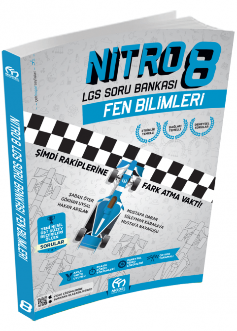 Model Eğitim Yayınları 8.Sınıf Nitro 8 LGS Soru Bankası Fen Bilimleri