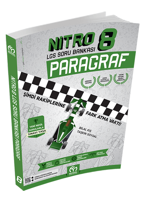 Model Eğitim Yayınları 8.Sınıf Nitro 8 LGS Soru Bankası PARAGRAF
