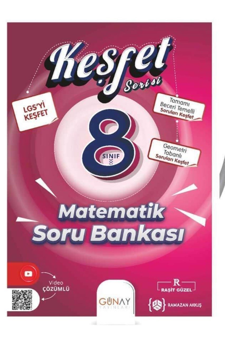 8. Sınıf Keşfet Serisi Matematik Soru Bankası - Birkitapcim.com