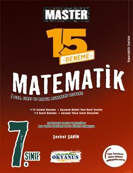 Okyanus Yayınları 7. Sınıf Master Matematik 15 Deneme