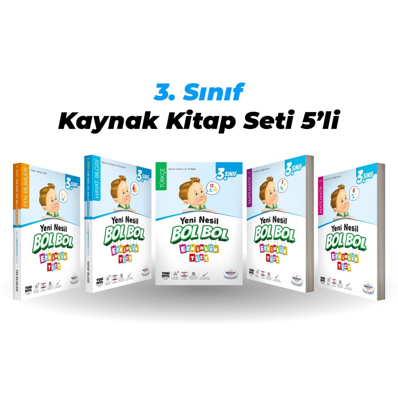 Öğretmen Evde Yayınları 3. Sınıf Kaynak Kitap Seti 5’li