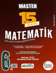 Okyanus Yayınları 6. Sınıf Master Matematik 15 Deneme