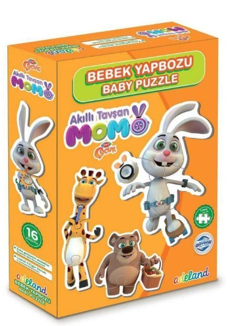 TRT Çocuk Akıllı Tavşan Bebek Yapbozu