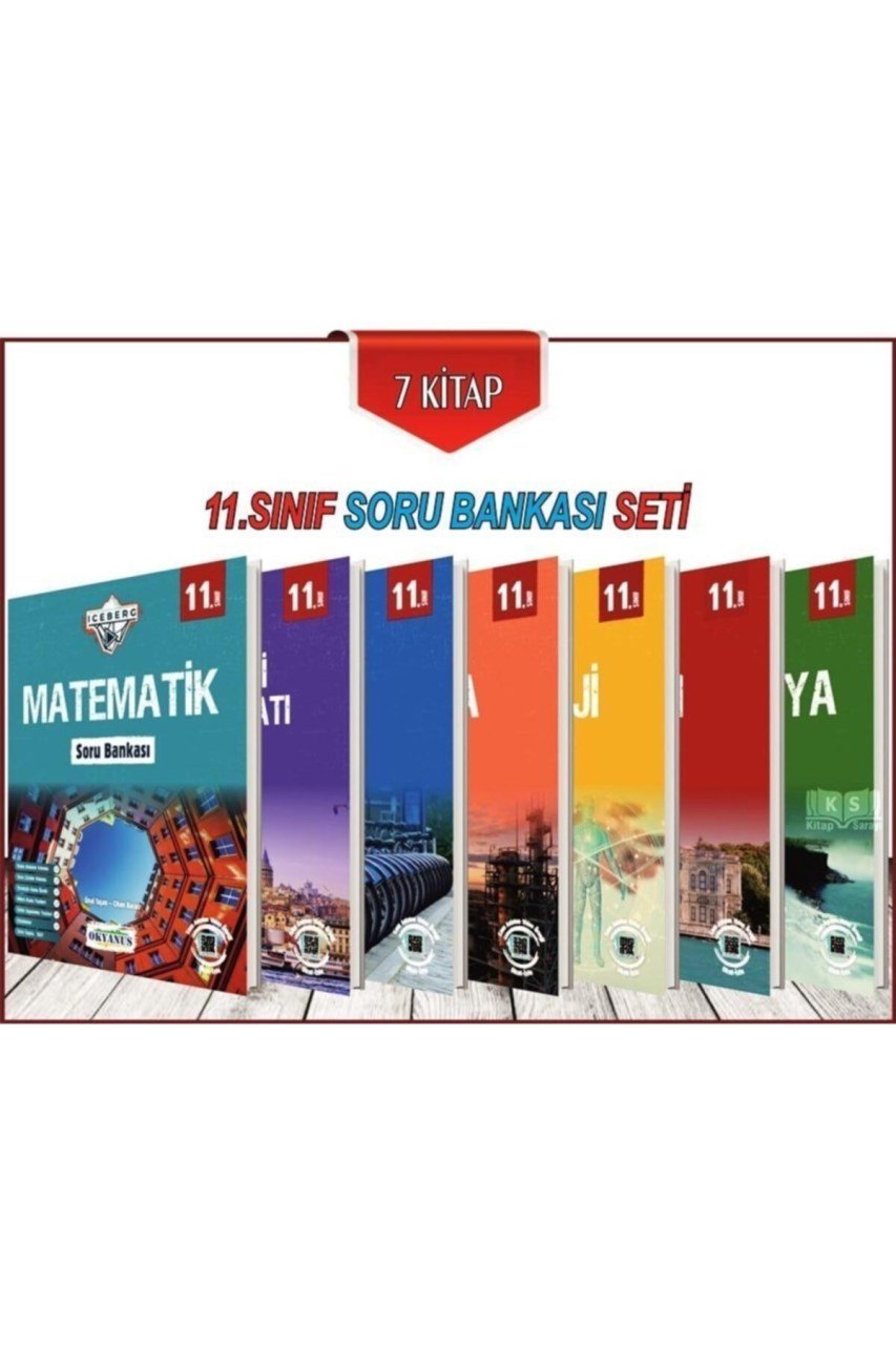 11.sınıf Tüm Dersler Soru Bankası Seti 7 Kitap