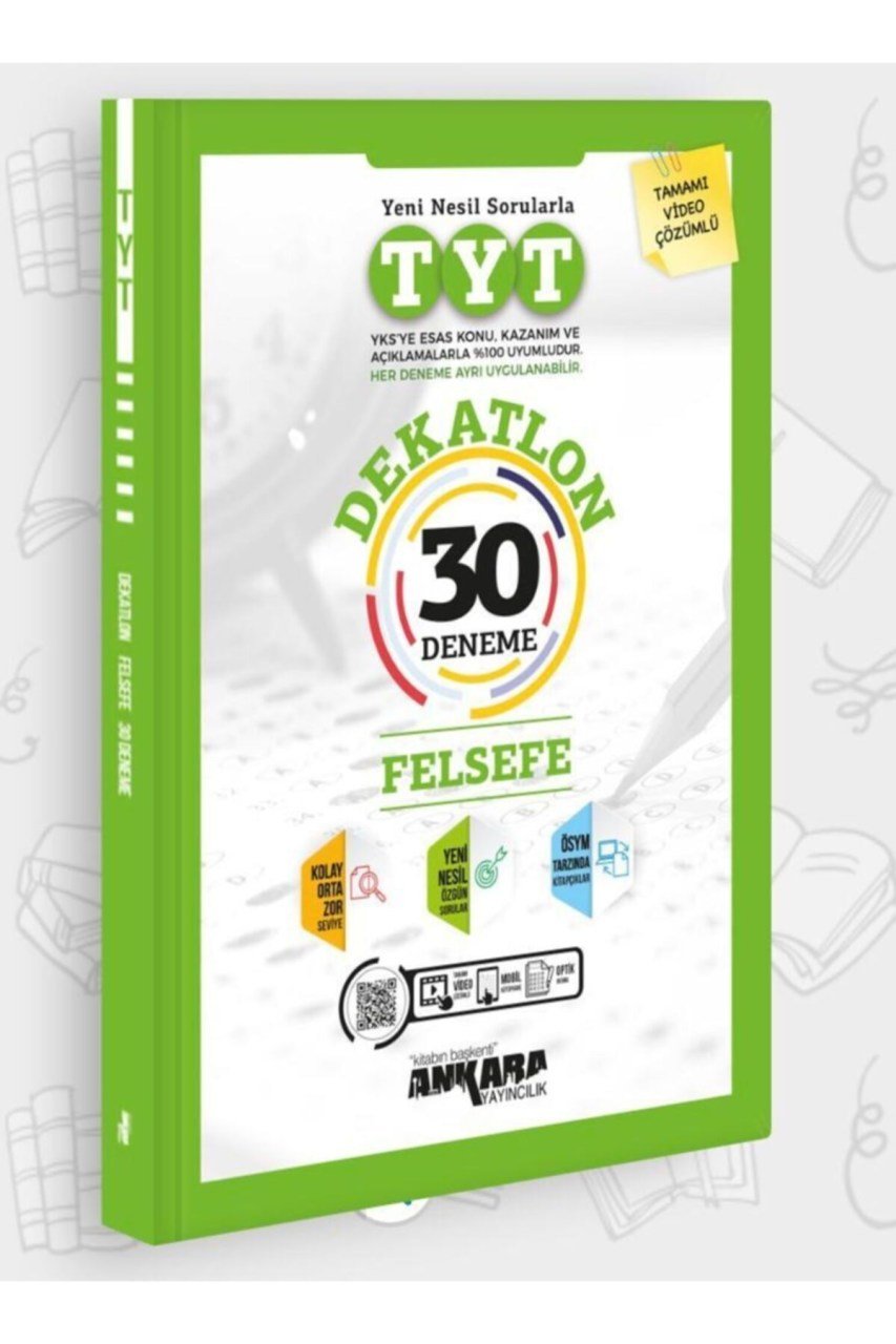 Dekatlon Tyt Felsefe 30 Deneme (yeni Basım)