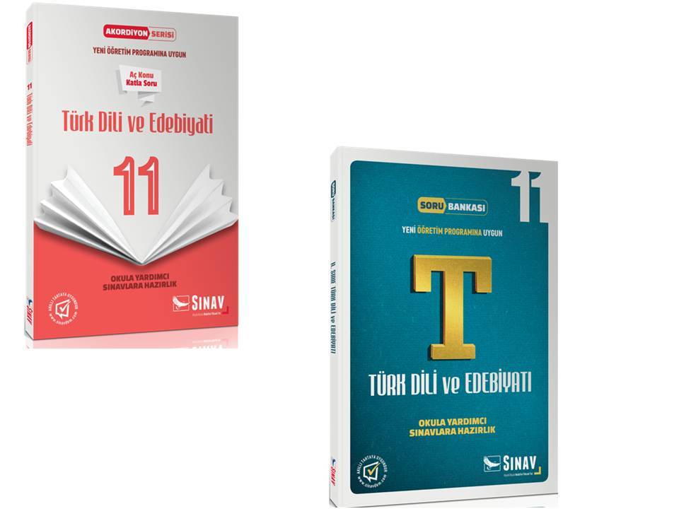 Sınav Yayınları 11.Sınıf Türk Dili ve Edebiyat  Akordiyon Soru Bankası Fırsat Seti