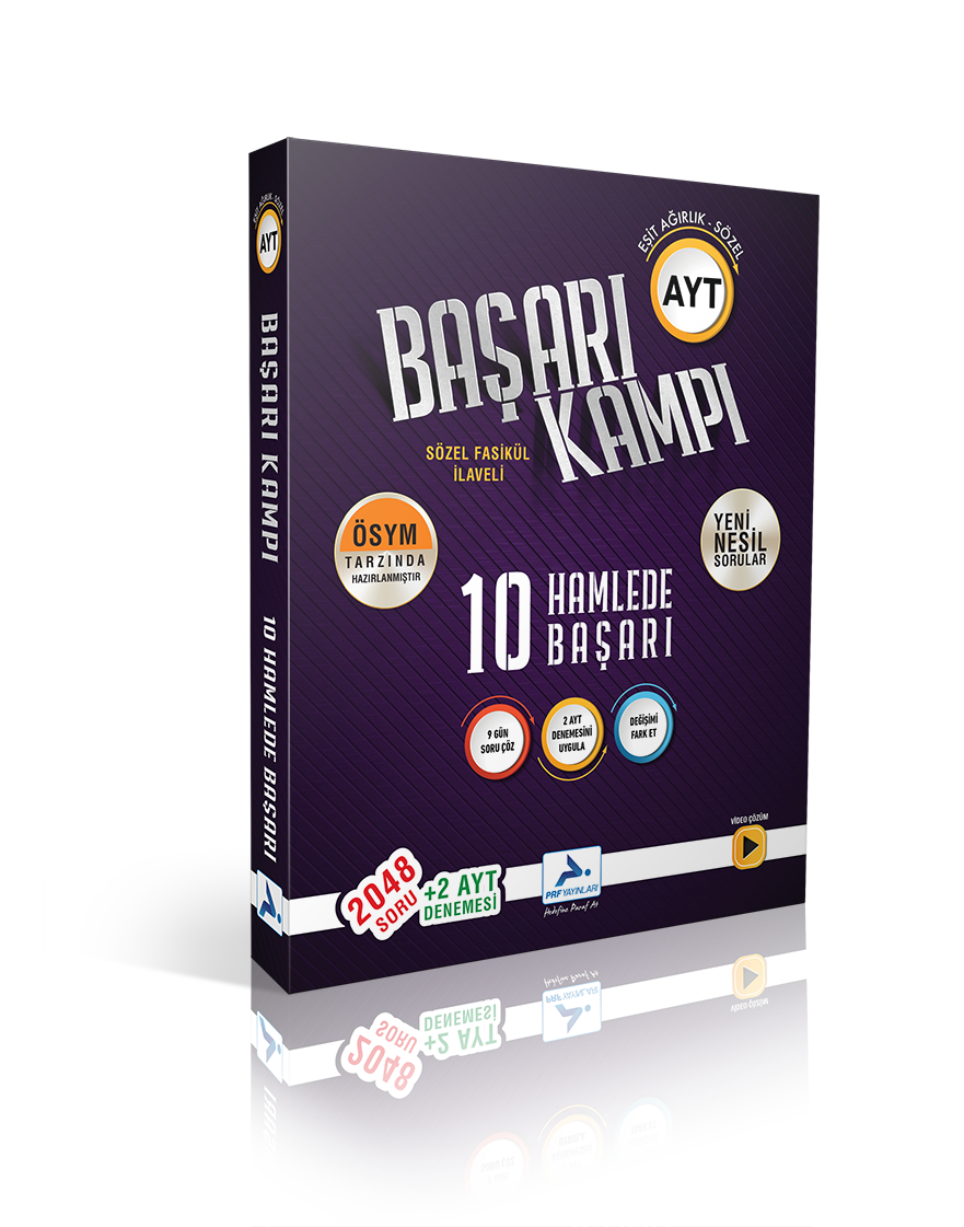 Paraf Yayınları AYT Eşit Ağırlık Sözel Başarı Kampı 10 Hamlede