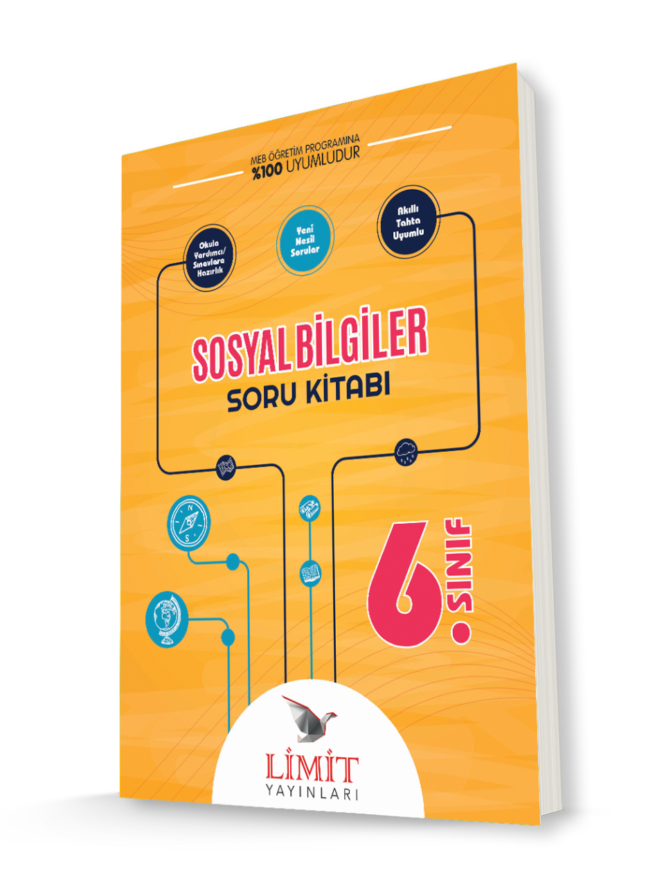 Limit Yayınları 6. Sınıf Sosyal Bilgiler Soru Kitabı