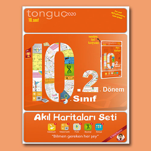Tonguç Akademi Yayınları 10. Sınıf  10.2 Akıl Haritaları Seti