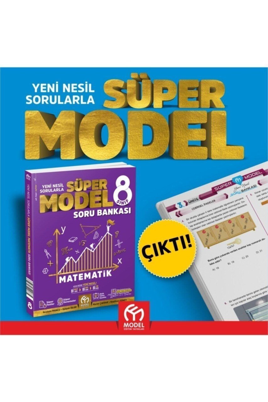 8.sınıf Süper Matematik Yeni Nesil Soru Bankası