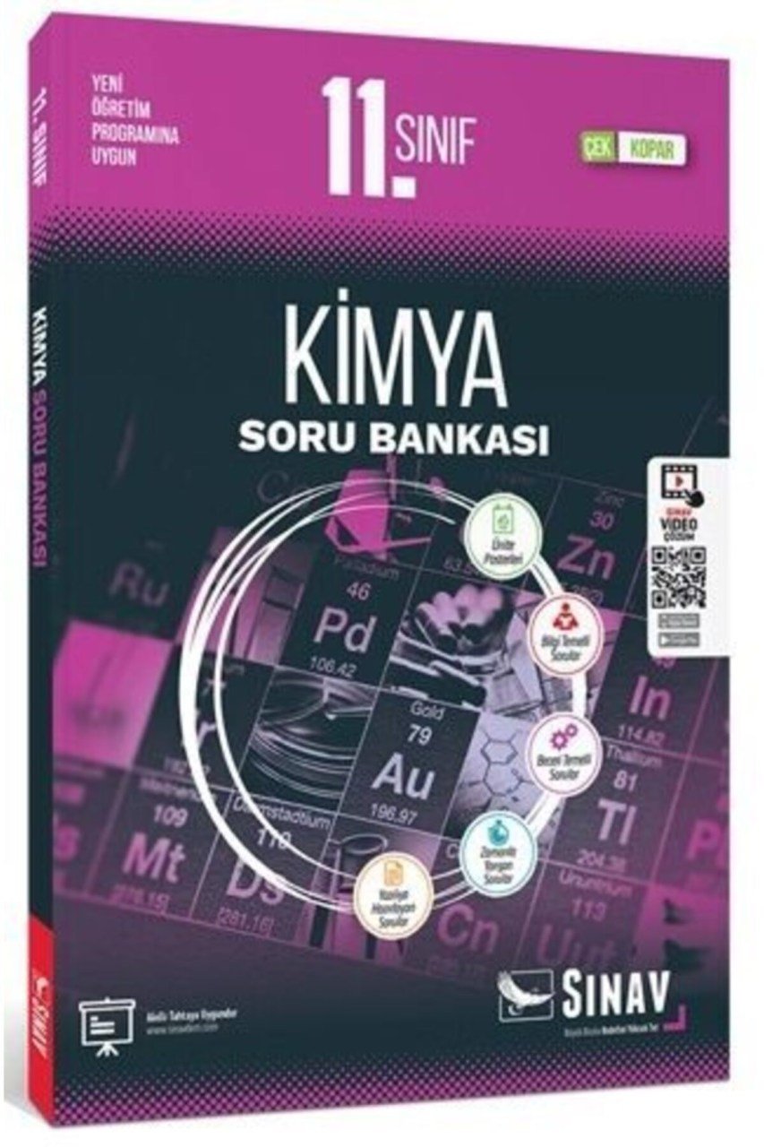 Sınav Yayınları 11. Sınıf Kimya Soru Bankası