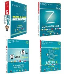 Tonguç Akademi Yayınları 5.Sınıf 4'lü Dınamo Zoru Tatikli ve 0'dan 5