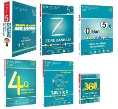 Tonguç Akademi Yayınları 5.Sınıf 6'lı Dınamo Zoru Tatikli 0'dan 5 Deneme 360(Cep Boyutu)