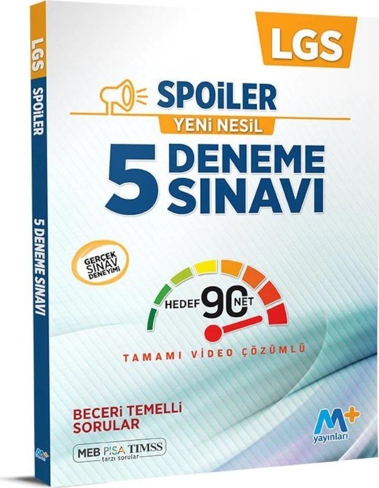 Martı Okul Yayınları 8. Sınıf Lgs Spoiler 5 Deneme Sınavı