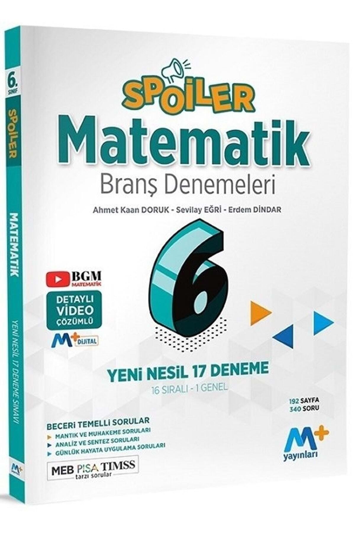 Martı 6.sınıf Spoiler Matematik Denemesi
