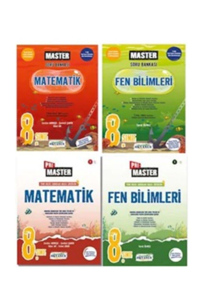 Okyanus 8.sınıf Sayısal Soru Bankası Seti
