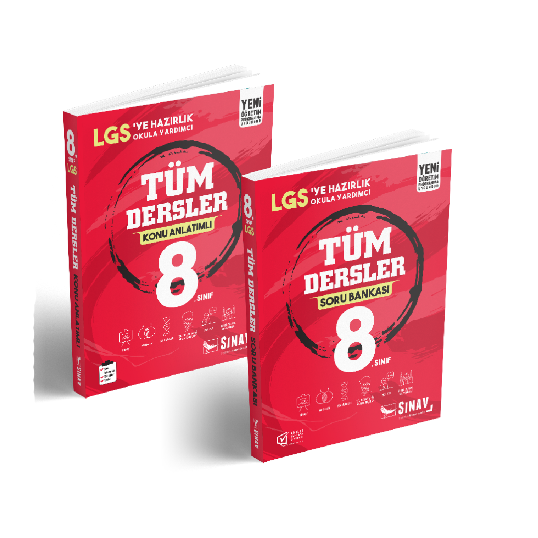 Sınav Yayınları 8. Sınıf Tüm Dersler Kazandıran Set