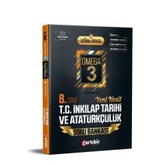 Artıbir Yayınları 8. Sınıf Çetin Ceviz Omega T.C.İnkılap Tarihi ve Atatürkçülük Soru Bankası