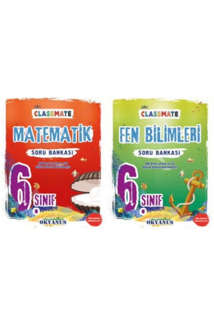 6. Sınıf Classmate Matematik ve Fen Bilimleri Soru Bankası Seti