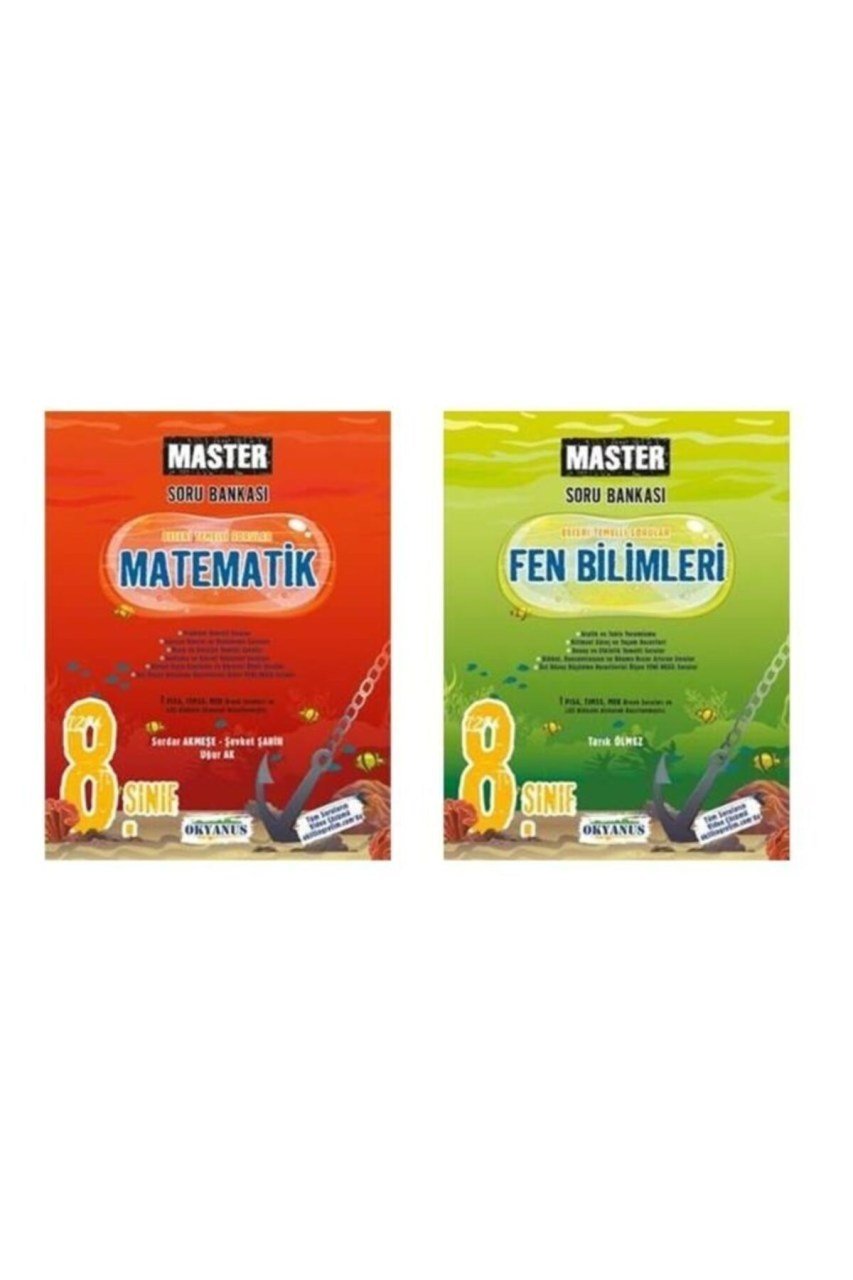 Okyanus 8. Sınıf Master Matematik+fen Soru Bankası