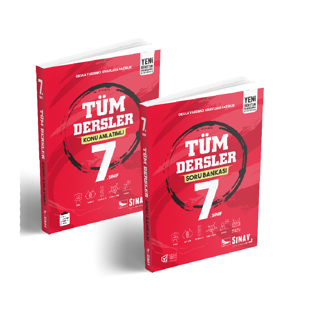 Sınav Yayınları 7. Sınıf Tüm Dersler Kazandıran Set