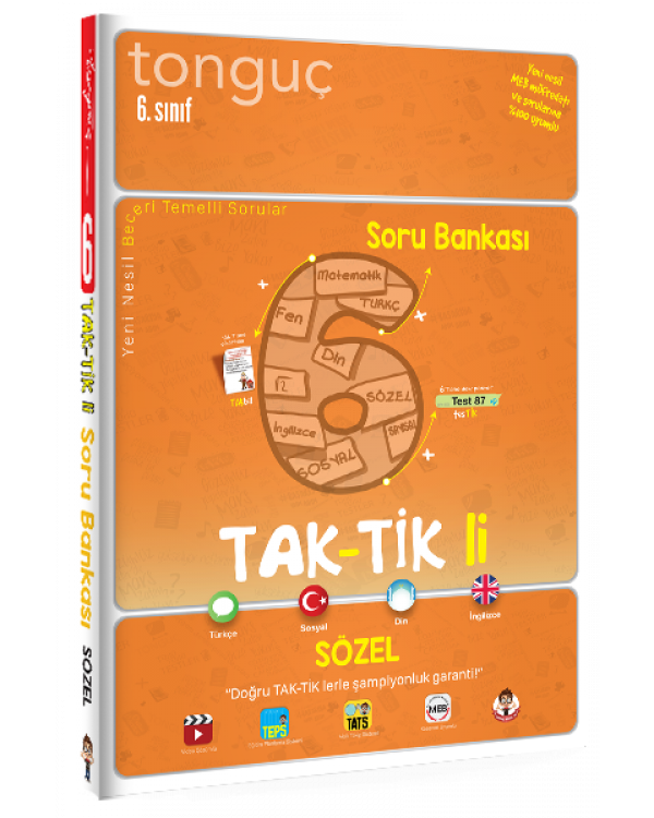 Tonguç Akademi Yayınları 6. Sınıf Sözel Taktikli Soru Bankası