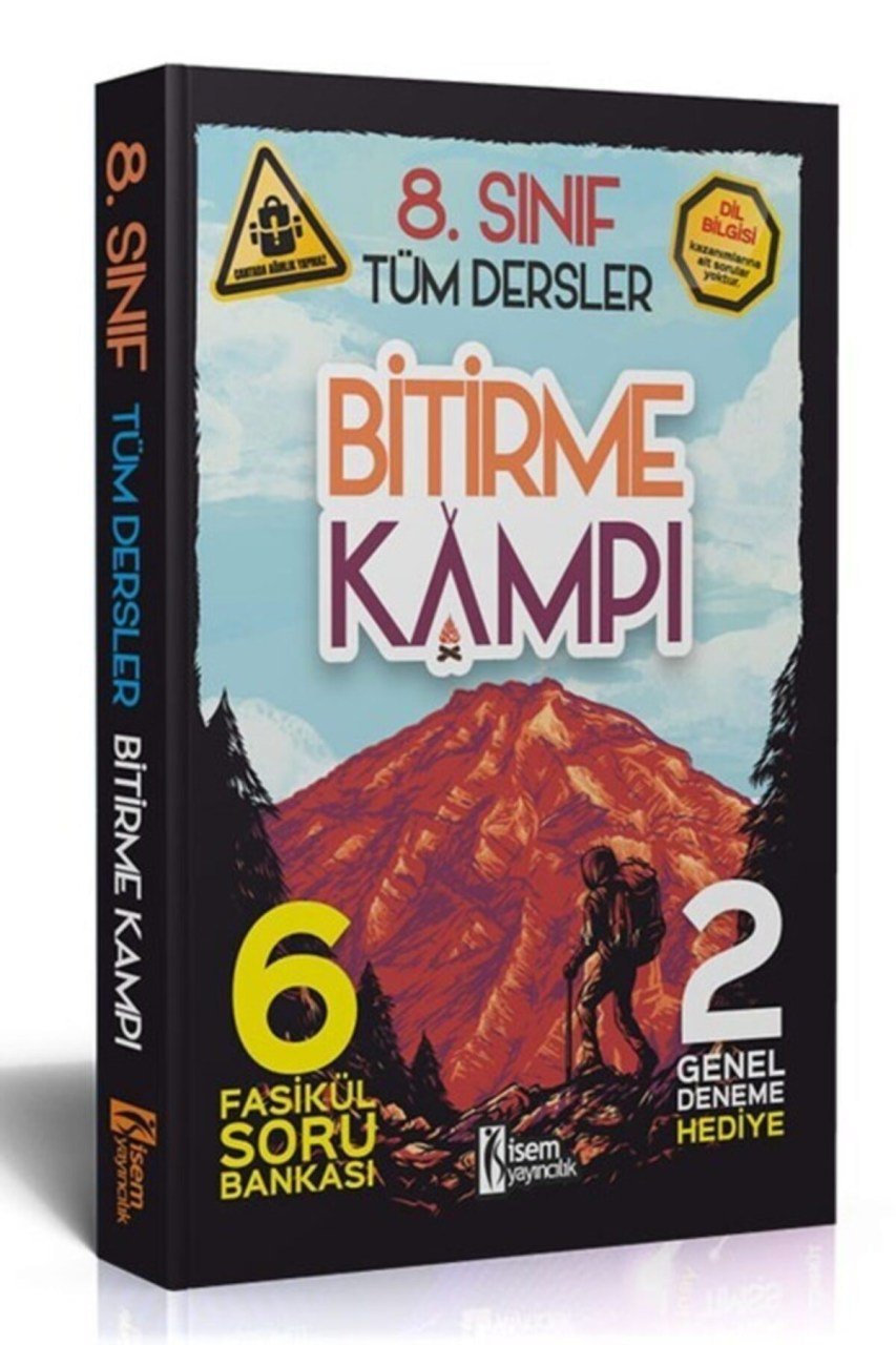 İsem 8. Sınıf Bitirme Kampı Tüm Dersler 6 Fasikül 2 Genel Deneme