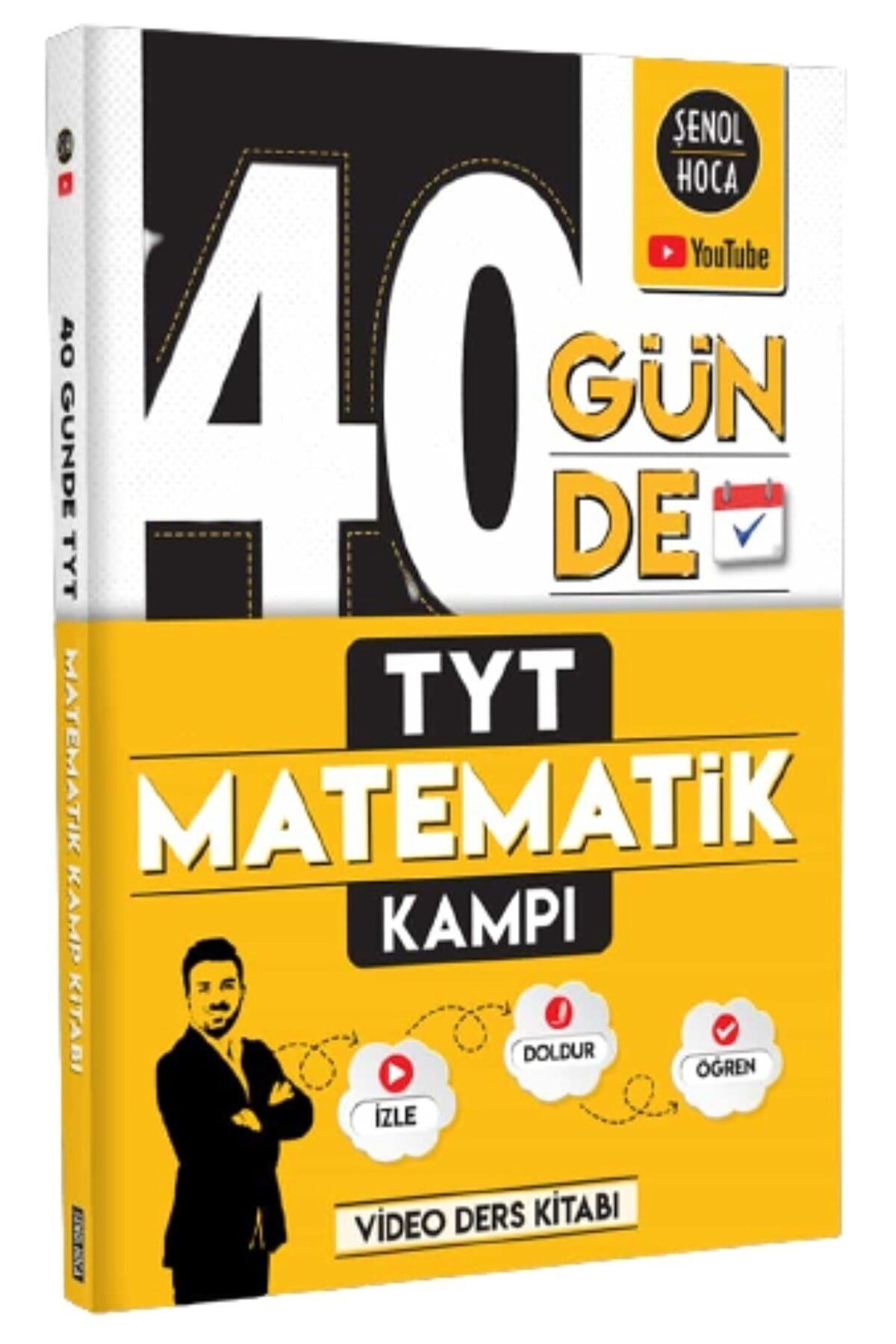 Şenol Hoca Yayınları 40 Günde Tyt Matematik Kampı Şenol Hoca ( Video Ders Kitabı)