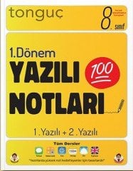 Tonguç Akademi 8. Sınıf 1. Dönem Yazılı Notları (2020-2021)