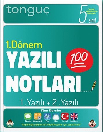 Tonguç Akademi 5. Sınıf 1. Dönem Yazılı Notları (2020-2021)