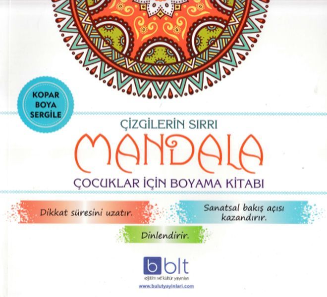 Çizgilerin Sırrı Çocuklar İçin Mandala Boyama Kitabı