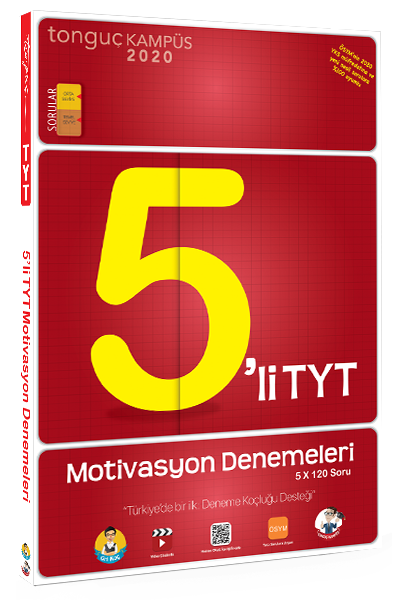 Tonguç Akademi Yayınları TYT 5'li Motivasyon Denemeleri