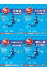 8. Sınıf Mod Türkçe- Matematik- Fen Bilgisi- Ingilizce Soru Bankaları(4lüset)