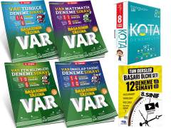Arı Tandem ve Tonguç Akademi Yayınları 8.Sınıf 6'lı Deneme Seti Var-Kota-Genel