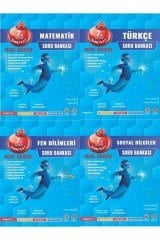 7. Sınıf Mod Türkçe-matematik-fen Bilgisi-sosyal Bilgiler Soru Bankası (4lü Set)